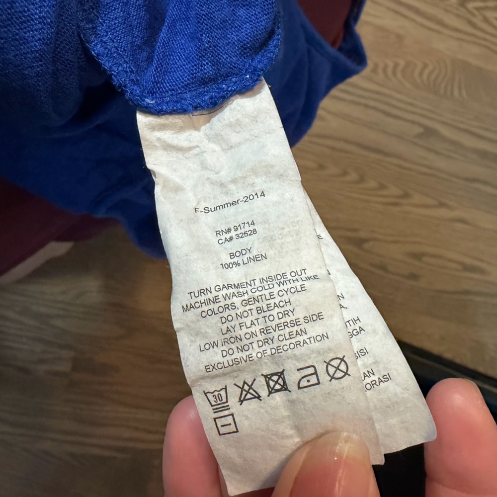 Armani Exchange Royal Blue Tank Top - Picture 5 of 6